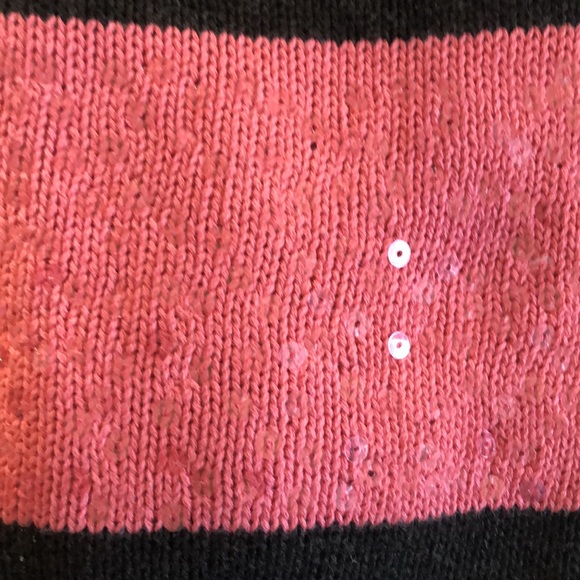 Pink and dark grey pullover sweater - Picture 3 of 4